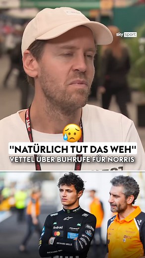 Sebastian Vettel glaubt nicht an eine Bevorzugung im McLaren-Team und nimmt Lando Norris nach Buhrufen in Mexiko in Schutz. ✊ ℹ️ Das ganze Interview seht ihr am Sonntag ab 16:30 Uhr auf Sky Sport F1. | Sky Sport Formel 1