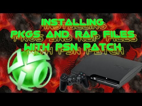Installing PKGs and RAP Files Using PSN Patch