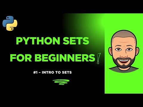 Python Sets for Beginners — #1 Introduction to Sets