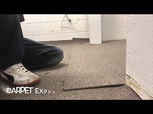 HOW TO CUT AND SEAM GLUE DOWN INDOOR OUTDOOR CARPET