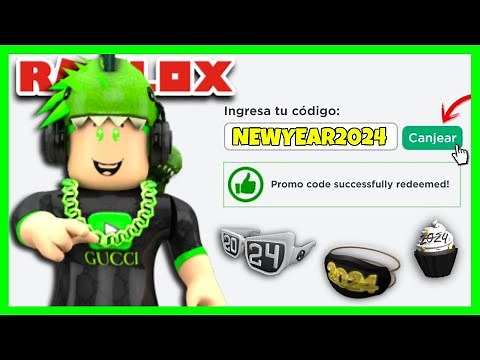 👉 TODOS LOS PROMOCODES DE ROBLOX *GRATIS* ENERO 2024 ✅ | ROBLOX