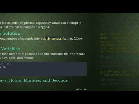 Converting Seconds into dd:hh:mm:ss Format in Python Without Errors