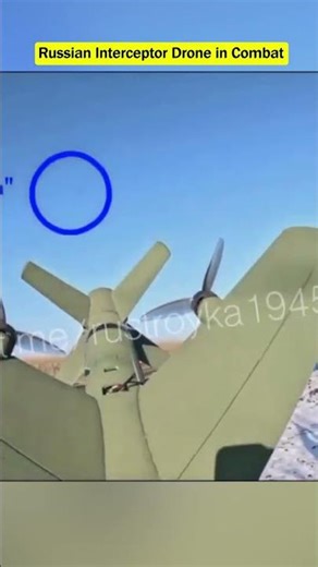 First Ever Use of Russian Interceptor Drone in Combat