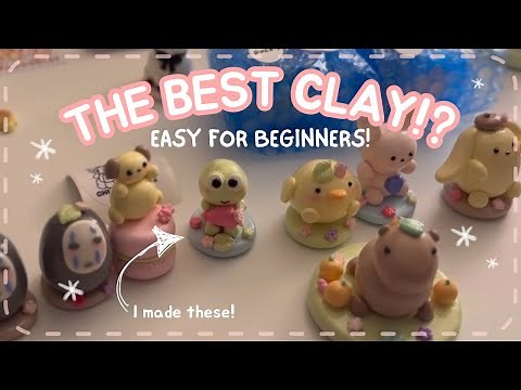 THE BEST BEGINNER CLAY? Crayola Model Magic Review 🌸