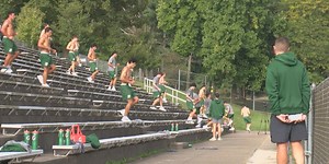 Binghamton men’s lacrosse honors 9/11 first responders with stair climb challenge