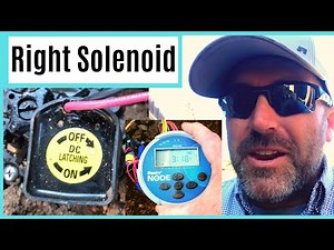 Battery Operated Sprinkler Timer | DC Latching Solenoid Rainbird | Hunter Node