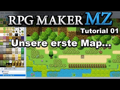 RPG Maker MZ - Tutorial 01 - Mapping Grundlagen [Deutsch / German]
