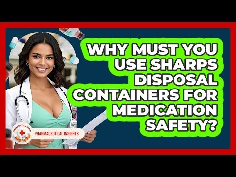 Why Must You Use Sharps Disposal Containers For Medication Safety? - Pharmaceutical Insights