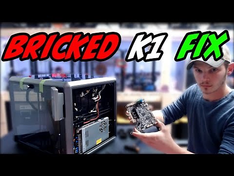 How to Fix a Bricked Creality K1 or K1 Max.