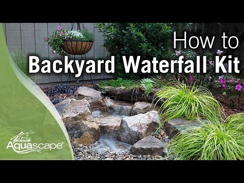 How To Build a Backyard Waterfall