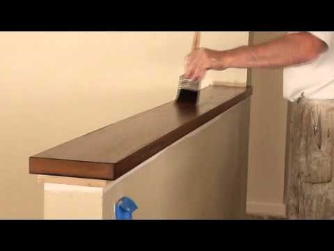 How To Apply Varnish or Polyurethane Clear Finishes - How To Stain Wood Part 4