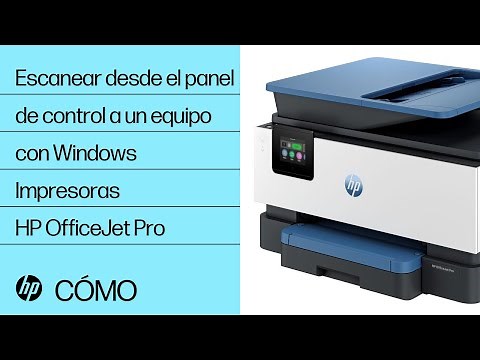 Escanear desde el panel de control a equipo con Windows | Impresoras HP OfficeJet Pro | HP Support