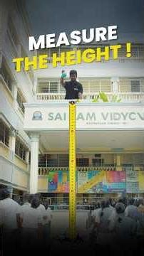 Measure a Building Using Just Your Eyes!!