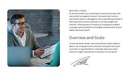 Smart insurance proposal - HTML Template by Nicepage