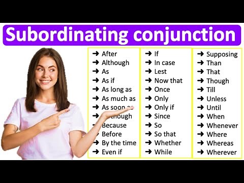 SUBORDINATING CONJUNCTIONS 📚| Learn all types with examples | English Grammar