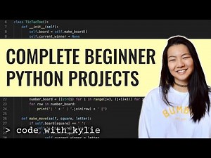 2 Beginner Python Project Ideas (+ Tutorials) | Learning Python for Beginners | Code with Kylie #5
