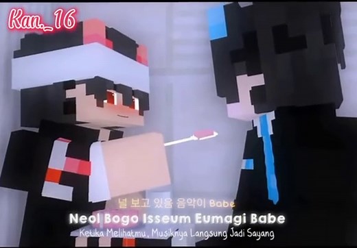 Sweet Minecraft Kiss Animation Compilation