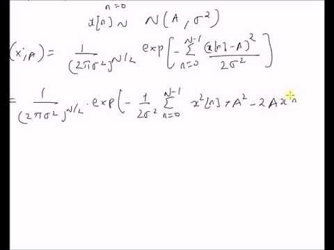 Neyman Fisher Factorization theorem for Sufficient Statistic: Eg. 1