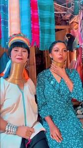 Traditional Neck Jewelry of Thailand 🇹🇭✨ | Culture Short #travelshorts #vacationvibes