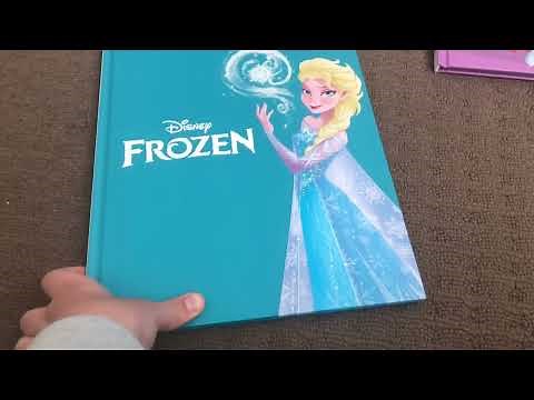 My Frozen DVD and Book Collection