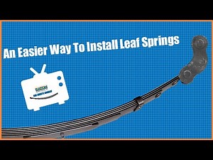 An Easier Way To Install Leaf Springs | One Minute Monday