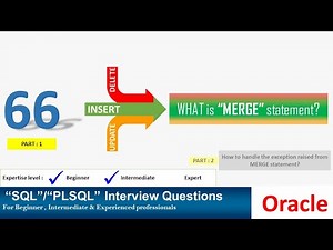 Oracle PL SQL interview question | Oracle MERGE statement | oracle merge statement example