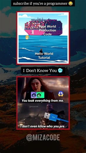 Real world production vs hello world tutorial