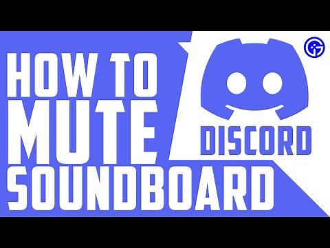 How to MUTE Soundboard in Discord (Disable or Turn OFF Sound Effects) #discord