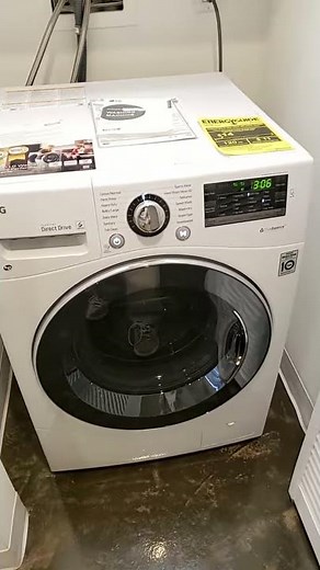 Just Dry Only Demonstration LG Washer Dryer Combo Machine User Guide Troubleshooting Demo