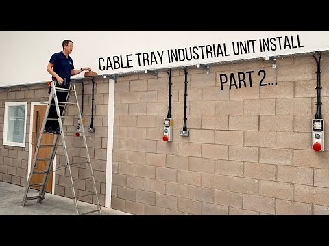 Cable Tray, Three Phase Sockets & SWA Cable Install - Part 2