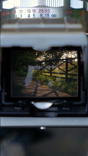 Praktica Fx2 - Top Down View-Finder Composing