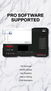 ✨ Customize like never before with: ✅ GIF & Meme Uploads for your LCD screen ✅ Key Redefine & Macro Editing ✅ Stunning RGB Backlights Perfect for gamers, creators & meme lovers.  Upgrade now! | Redragon | Facebook