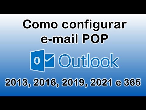 Como configurar e-mail POP3 no Outlook 2013, 2016, 2019 e 365
