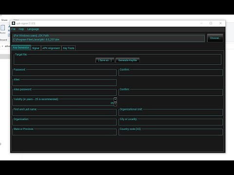 Sign APK files in Android | Android APK Signing Tool (APK Signer)
