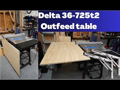 The ULTIMATE Delta 36-725t2 Outfeed Table!