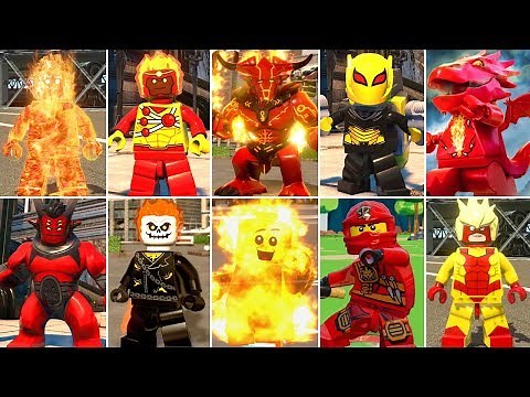 All Fire Characters in LEGO Videogames