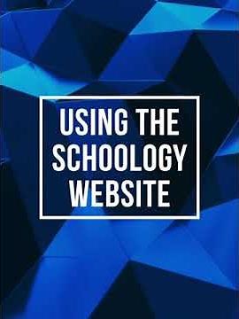 Checking your grades on Schoology (student view)