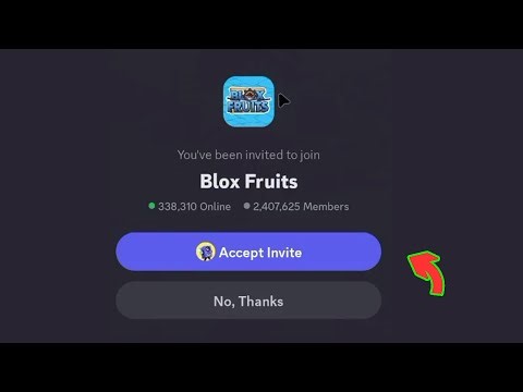 How To Join Blox Fruits Discord Server With Invite Link