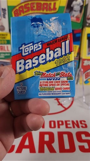 🔥Cecil Fielder🔥1992 Topps Baseball Card Pack Rip