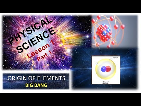 Physical Science - Lesson 1 Part 1