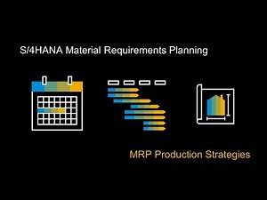 SAP S/4HANA MRP Production Strategies