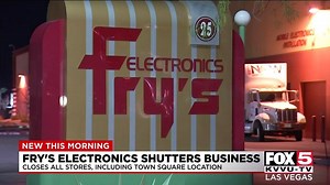 END OF AN ERA: Fry's Electronics suddenly closed all of its stores overnight, ending a nearly four-decade run in business. READ MORE: https://bit.ly/3pLIijz | FOX5 Las Vegas