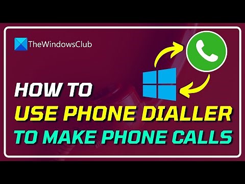 Make Phone Call from PC free using Phone Dialer (dialer.exe) 📞