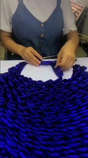 DIY Satin Ribbon Art: Creating a Stunning Decorative Piece#DIYCrafts #RibbonArt