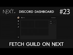 Discord Dashboard with Next.js & Express #23