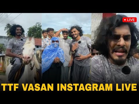 YouTuber TTF Vasan Instagram Live| TTF Thoothukudi meetup |TTF ipl Movie Review| TTF Vasan Vlogs
