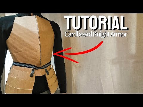 How to Make Historically Realistic Cardboard Knight Chestplate Armor