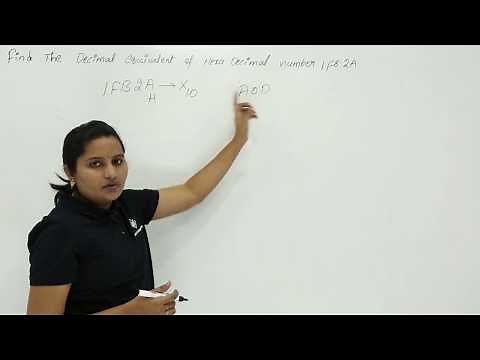Hexadecimal to Decimal Number Example