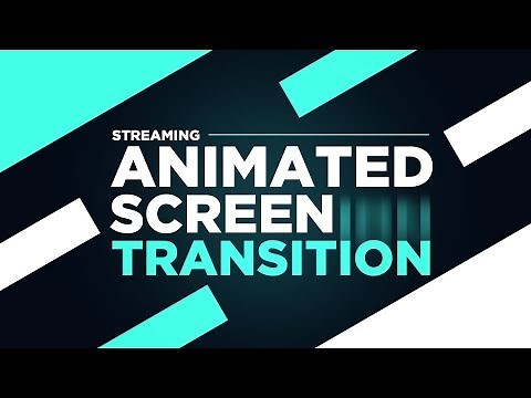 After Effects Tutorial: Animated Stream Screen Transitions