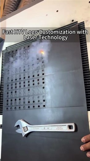 Fast HTV Logo Customization with Laser Technology Co2 Laser Marking Machine
